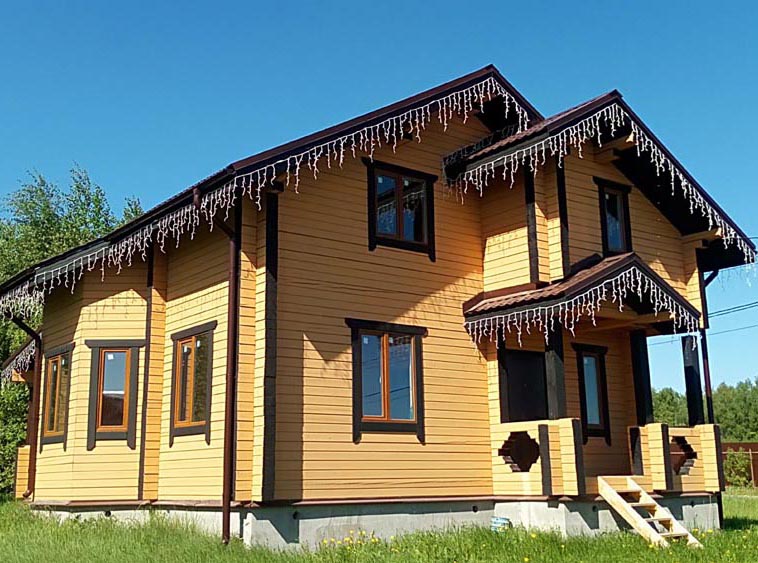 Коттеджи на реке