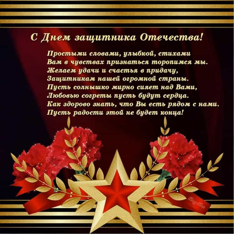 С Днем защитника Отечества!