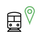 800 метров от ж/д станции