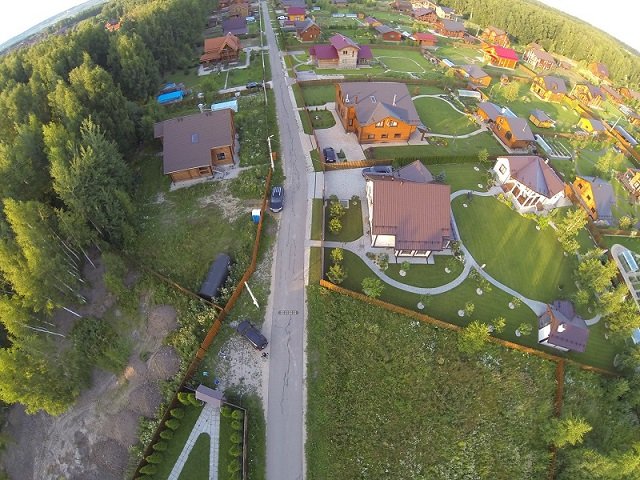 Панорамные виды поселка «Романовские дачи»