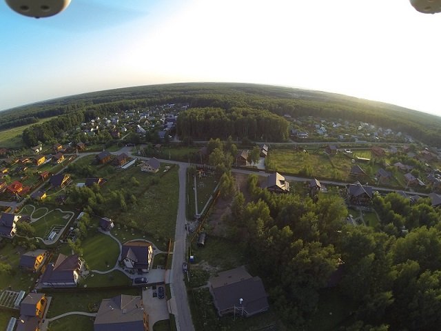 Панорамные виды поселка «Романовские дачи»