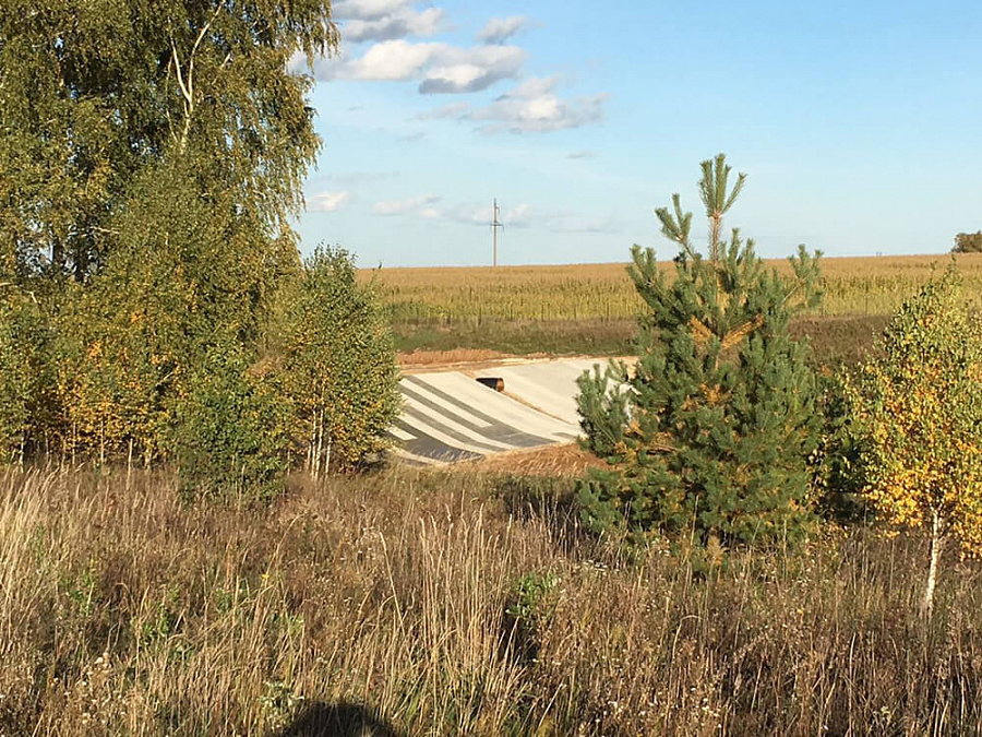 Осень 2016 г. Строительство пруда РД-3