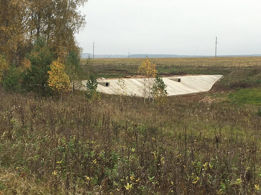 Осень 2016 г. Строительство пруда РД-3