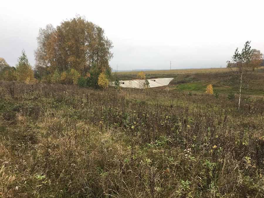 Осень 2016 г. Строительство пруда РД-3