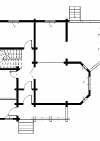 План первого этажа