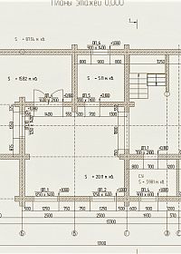 План первого этажа