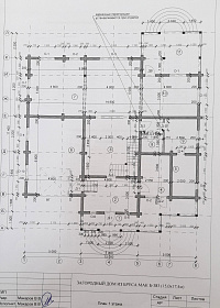 План первого этажа