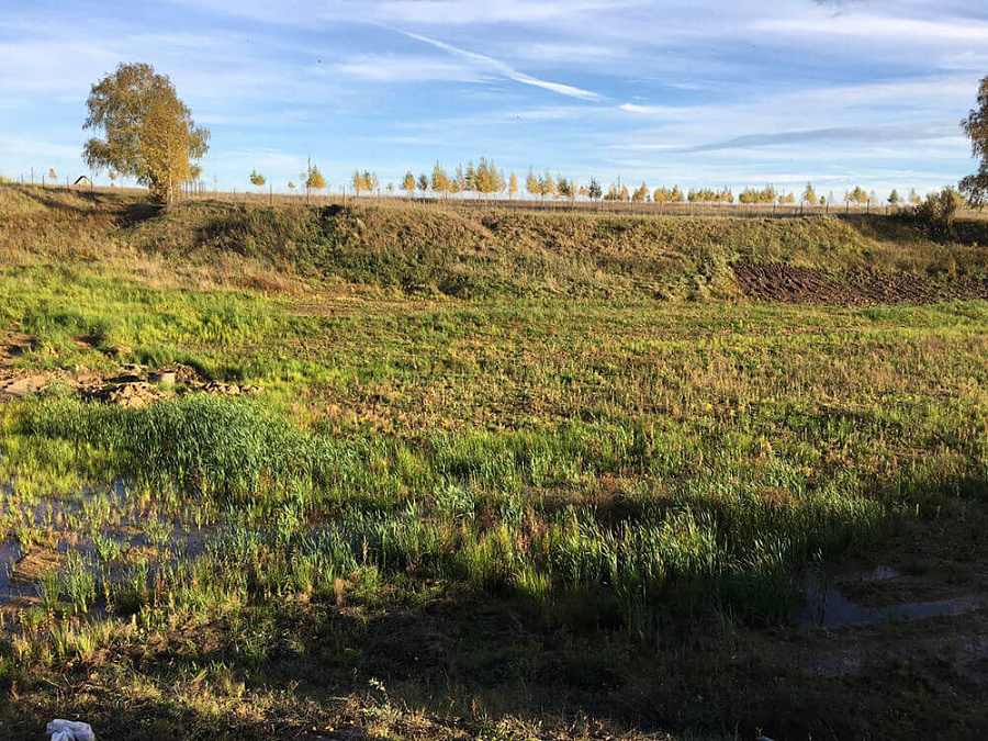 Осень 2016 г. Строительство пруда РД-3