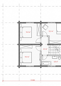 План второго этажа